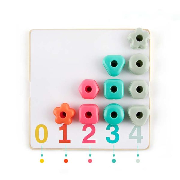 Top Bright - Rainbow Stacking Sequencing Board